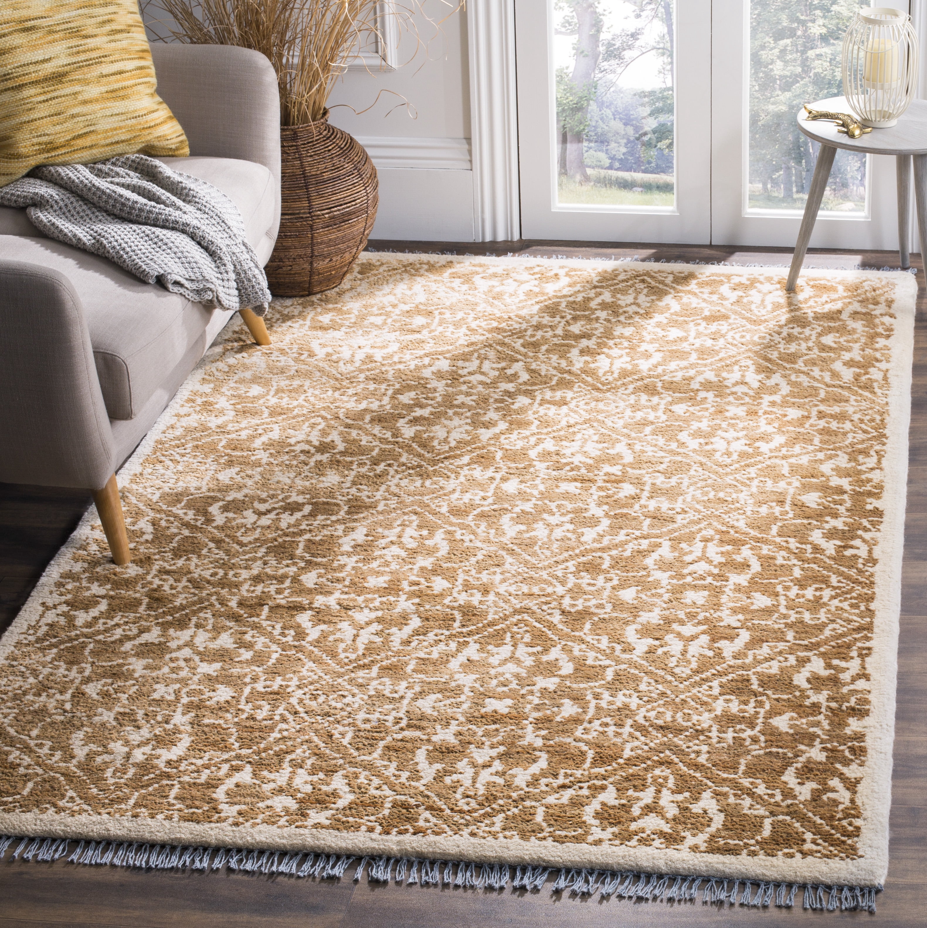 SAFAVIEH Bohemian Clarence Geometric Area Rug, Brown/Beige, 5' x 8'