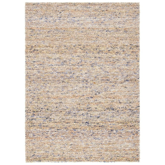 SAFAVIEH Bohemian Martha Solid Runner Rug, Natural/Purple, 2'3" x 8'