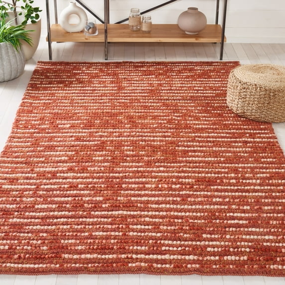 SAFAVIEH Bohemian Nel Geometric Area Rug, Rust/Multi, 4' x 6'