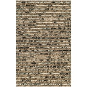 SAFAVIEH Bohemian Nel Transitional Braided Striped Area Rug, Blue/Multi, 2' x 3'