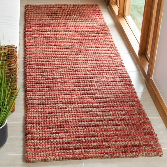 SAFAVIEH Bohemian Nel Geometric Runner Rug, Red/Multi, 2'6" x 8'