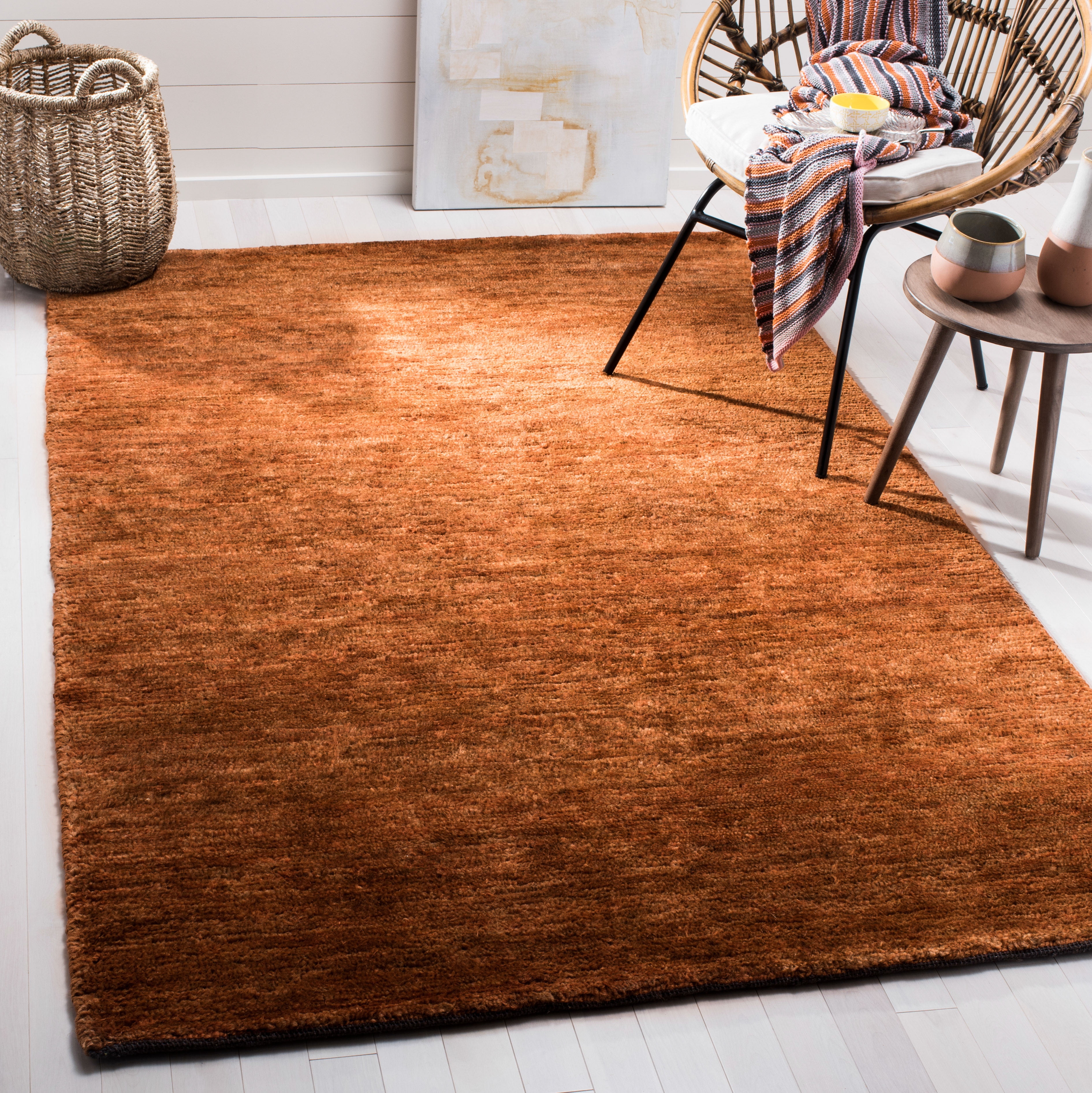 SAFAVIEH Bohemian Paulo Solid Area Rug, Rust, 2' x 3' - Walmart.com