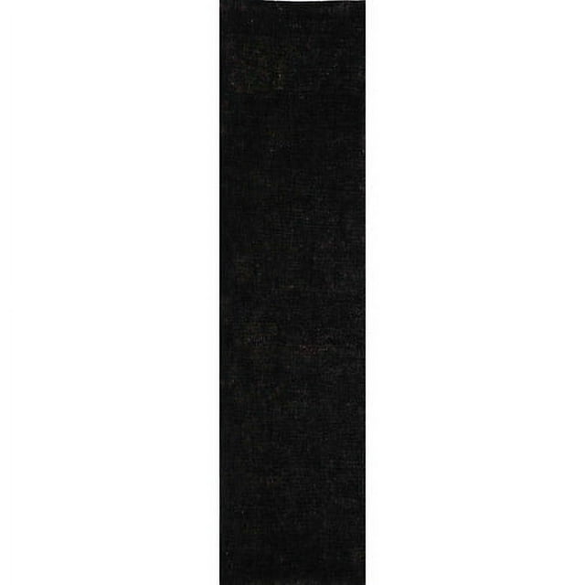 SAFAVIEH Bohemian Paulo Solid Runner Rug, Liquorice, 2'6" x 12'