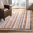 thumbnail image 1 of SAFAVIEH Bokhara Rosanne Striped Polyester Area Rug, Brown/Yellow, 4' x 6', 1 of 7