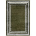 thumbnail image 1 of SAFAVIEH Border & Stripe Hyram Bordered Shag Area Rug, Green, 5'3" x 7'6", 1 of 4