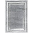 thumbnail image 1 of SAFAVIEH Border & Stripe Hyram Bordered Shag Area Rug, Grey/Ivory, 5'3" x 7'6", 1 of 4