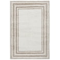 thumbnail image 1 of SAFAVIEH Border & Stripe Hyram Bordered Shag Area Rug, Ivory/Beige, 5'3" x 7'6", 1 of 4