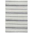 thumbnail image 1 of SAFAVIEH Border & Stripe Jerred Striped Shag Area Rug, Ivory/Grey, 5'3" x 7'6", 1 of 8