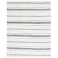 thumbnail image 1 of SAFAVIEH Border & Stripe Jerred Striped Shag Area Rug, Ivory/Grey, 8' x 10', 1 of 8