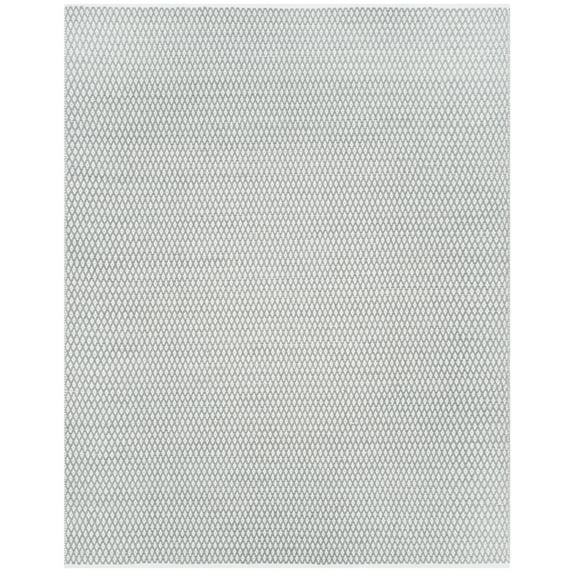 SAFAVIEH Boston Angelica Diamond Trellis Cotton Area Rug, Grey, 4' x 6'