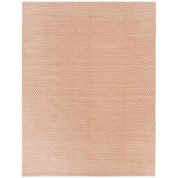 SAFAVIEH Boston Angelica Diamond Trellis Cotton Area Rug, Orange, 2'6" x 4'