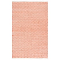 SAFAVIEH Boston Donnchad Geometric Cotton Area Rug, Orange, 6' x 9'