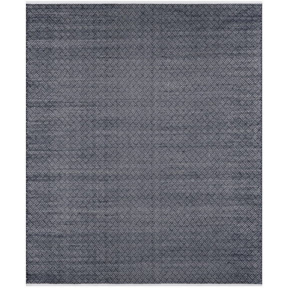 SAFAVIEH Boston Donnchad Geometric Cotton Runner Rug, Navy, 2'3" x 9'