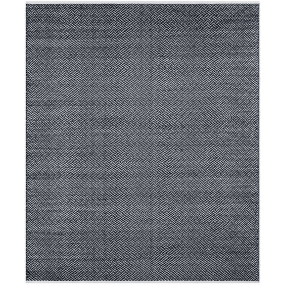 SAFAVIEH Boston Donnchad Geometric Cotton Area Rug, Navy, 3' x 5'