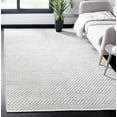thumbnail image 1 of SAFAVIEH Boston Peter Geometric Cotton Area Rug, Grey, 6' x 6' Square, 1 of 7