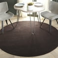 thumbnail image 1 of SAFAVIEH Boucle Lauressa Solid Machine Washable Area Rug, Brown, 6' x 6' Round, 1 of 7