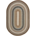 thumbnail image 1 of SAFAVIEH Braided Angel Colored Bordered Area Rug, Brown/Multi, 10' x 14' Oval, 1 of 11