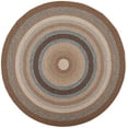 thumbnail image 1 of SAFAVIEH Braided Angel Colored Bordered Area Rug, Brown/Multi, 8' x 8' Round, 1 of 8
