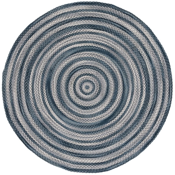 SAFAVIEH Braided BRD257F Handwoven Grey / Ivory Rug