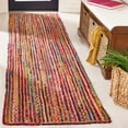 thumbnail image 1 of SAFAVIEH Braided Beckah Bordered Reversible Runner Rug, Natural/Multi, 2'3" x 9', 1 of 11
