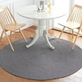 thumbnail image 1 of SAFAVIEH Braided Braylon Solid Reversible Area Rug, Black/White, 7' x 7' Round, 1 of 7
