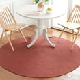 thumbnail image 1 of SAFAVIEH Braided Braylon Solid Reversible Area Rug, Red/Gold, 4' x 4' Round, 1 of 7