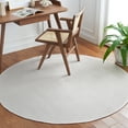 thumbnail image 1 of SAFAVIEH Braided Braylon Solid Reversible Area Rug, White, 5' x 5' Round, 1 of 7