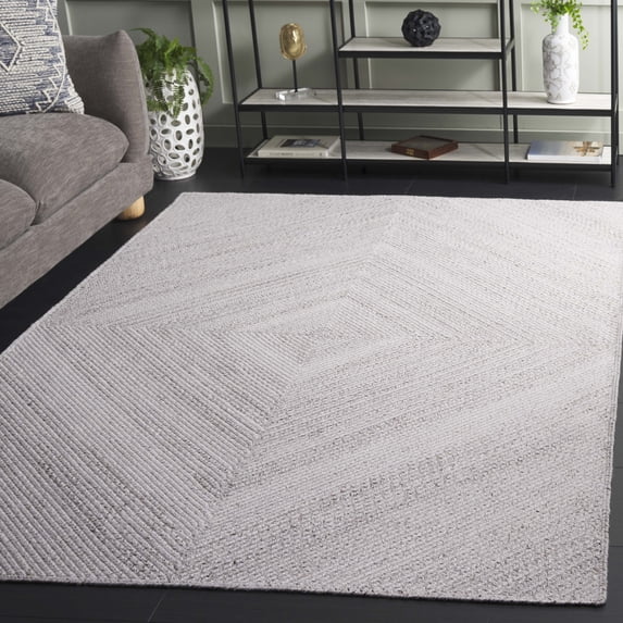 SAFAVIEH Braided Carleen Geometric Area Rug, Beige, 5' x 7'