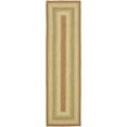 thumbnail image 1 of SAFAVIEH Braided Cirino Bordered Machine Washable Reversible Runner Rug, Rust/Multi, 2'3" x 20', 1 of 10