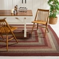 thumbnail image 1 of SAFAVIEH Braided Claes Bordered Reversible Area Rug, Brown/Rust, 8' x 10', 1 of 12
