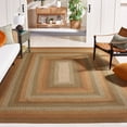thumbnail image 1 of SAFAVIEH Braided Claes Bordered Reversible Area Rug, Ivory/Brown, 8' x 10', 1 of 12