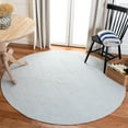 thumbnail image 1 of SAFAVIEH Braided Creighton Solid Cotton Reversible Area Rug, Light Blue, 6' x 6' Round, 1 of 10