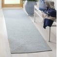 thumbnail image 1 of SAFAVIEH Braided Creighton Solid Cotton Reversible Runner Rug, Light Blue, 2'3" x 6', 1 of 11