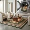 thumbnail image 1 of Safavieh Braided Ellen Bordered Machine Washable Reversible Area Rug, Multi, 6' x 6' Square, 1 of 15