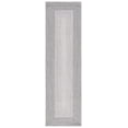 thumbnail image 1 of SAFAVIEH Braided Evangeline Bordered Machine Washable Reversible Runner Rug, Grey, 2'3" x 22', 1 of 12