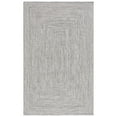 thumbnail image 1 of SAFAVIEH Braided Gino Distressed Machine Washable Reversible Area Rug, Grey/Ivory, 3' x 5' Oval, 1 of 3