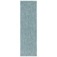 thumbnail image 1 of SAFAVIEH Braided Gino Distressed Machine Washable Reversible Runner Rug, Teal/Green, 2'3" x 12', 1 of 8