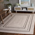 thumbnail image 1 of SAFAVIEH Braided Gladwin Geometric Reversible Area Rug, Beige/Brown, 6' x 9', 1 of 11