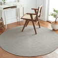 thumbnail image 1 of SAFAVIEH Braided Kader Solid Reversible Area Rug, Gray, 3' x 3' Round, 1 of 7