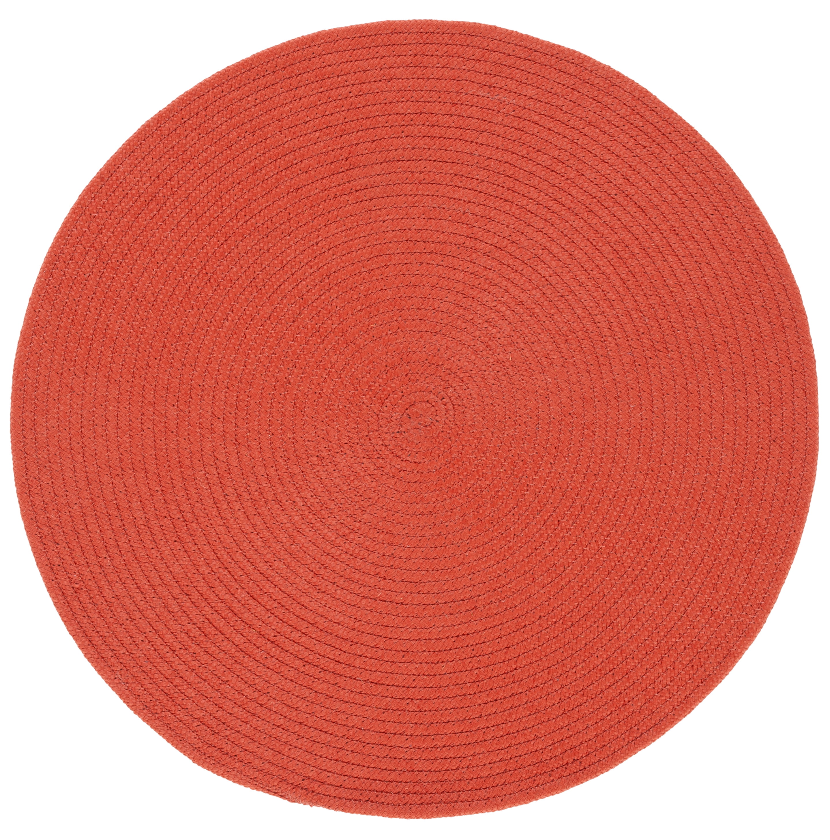 SAFAVIEH Braided Kader Solid Area Rug, Rust, 3' x 3' Round - Walmart.com
