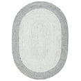 thumbnail image 1 of SAFAVIEH Braided Lars Geometric Reversible Area Rug, Gray/Ivory, 5' x 7' Oval, 1 of 8