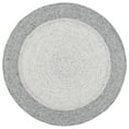 thumbnail image 1 of SAFAVIEH Braided Lars Geometric Reversible Area Rug, Gray/Ivory, 8' x 8' Round, 1 of 9