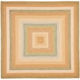 thumbnail image 1 of SAFAVIEH Braided Marco Stripe Bordered Area Rug, Tan/Multi, 8' x 10' Oval, 1 of 8
