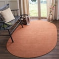 thumbnail image 1 of SAFAVIEH Braided May Solid Cotton Reversible Area Rug, Multi, 5' x 8' Oval, 1 of 10