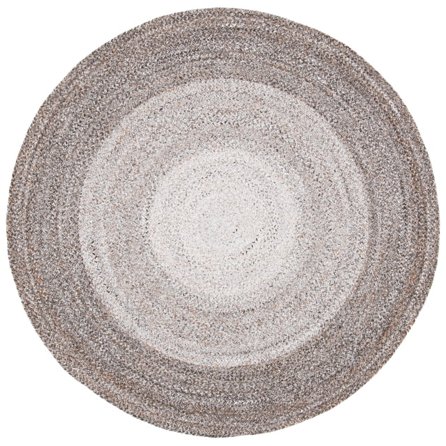 Round Confetti Rug SAFAVIEH Braided Osmond Confetti Bordered Area Rug, Brown, 7' x 7 ...
