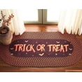 thumbnail image 1 of Safavieh Braided Posters Trick or Treat Runner Rug, Brown/Rust, 1'8" x 4' Oval, 1 of 7