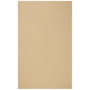 SAFAVIEH Braided Rishika Solid Machine Washable Reversible Area Rug, Beige/Tan, 2' x 3'