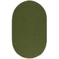 thumbnail image 1 of SAFAVIEH Braided Rishika Solid Machine Washable Reversible Area Rug, Green, 7' x 10' Oval, 1 of 10