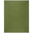 thumbnail image 1 of SAFAVIEH Braided Rishika Solid Machine Washable Reversible Runner Rug, Green, 2'3" x 8', 1 of 11