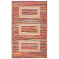 thumbnail image 1 of SAFAVIEH Braided Rosalin Geometric Reversible Area Rug, Pink/Sage, 5' x 8', 1 of 5
